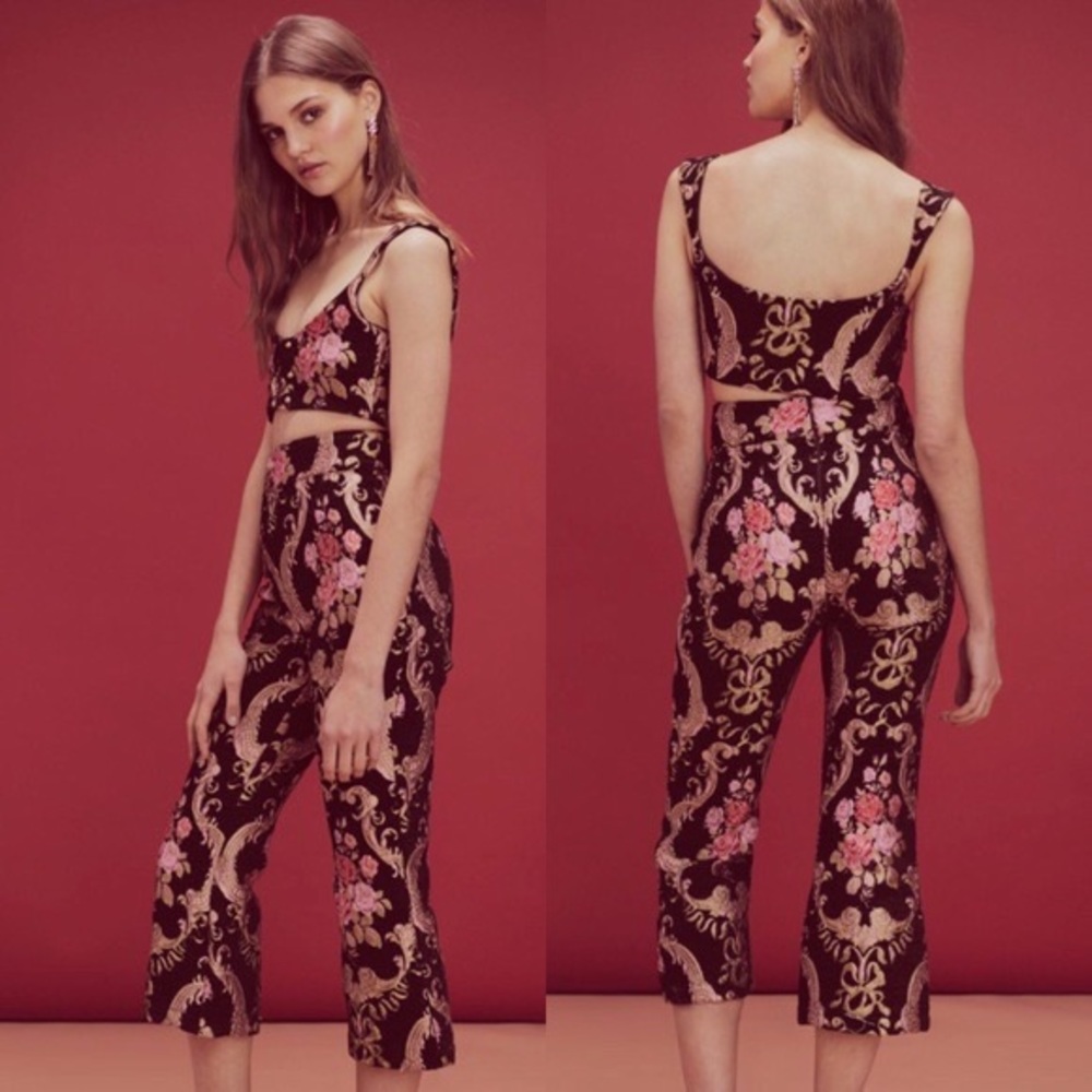 For Love & Lemons Brocade Pants